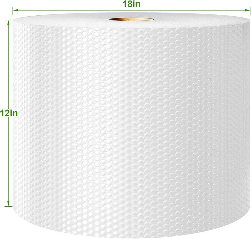 AA Heavy-Duty Bubble Wrap Cushioning Roll – 12”x175’ Perforated Every 12”, Tear-Resistant Packing Wrap for Moving, Shipping and Storage Made in US - Image 2